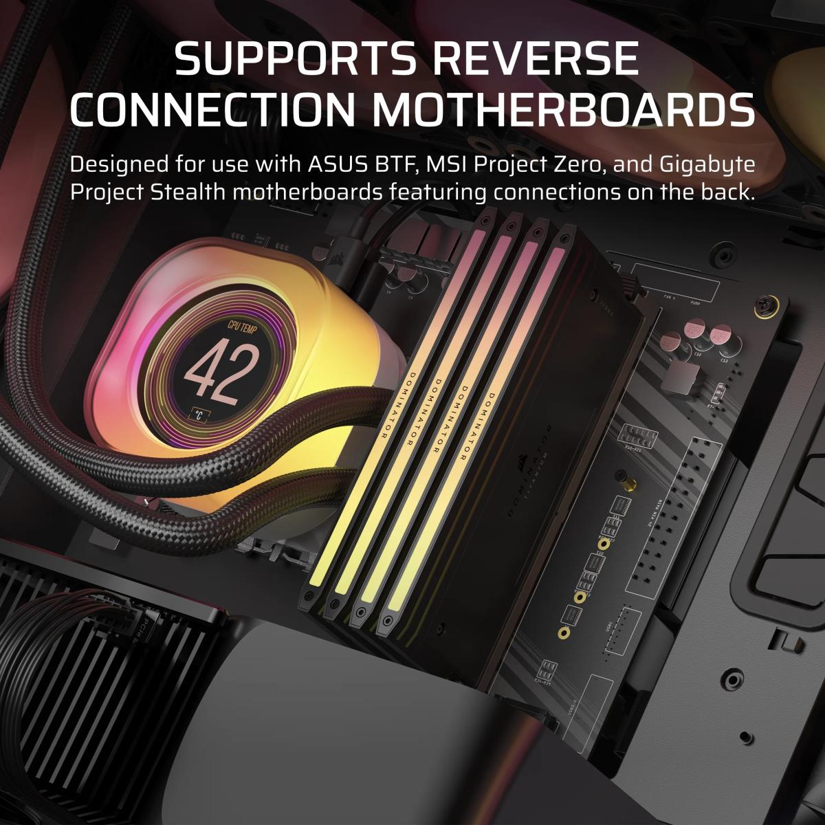 ICUE LINK 5000T LX RGB CASE E-ATX BL thumbnail