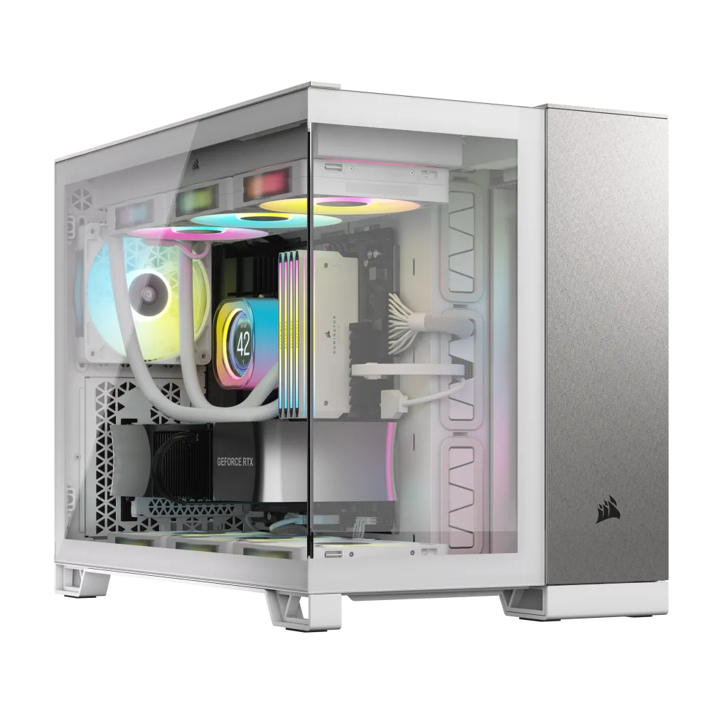 2500X MICRO ATX CASE WHT/GREY thumbnail
