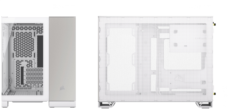 2500X MICRO ATX CASE WHT/GREY thumbnail