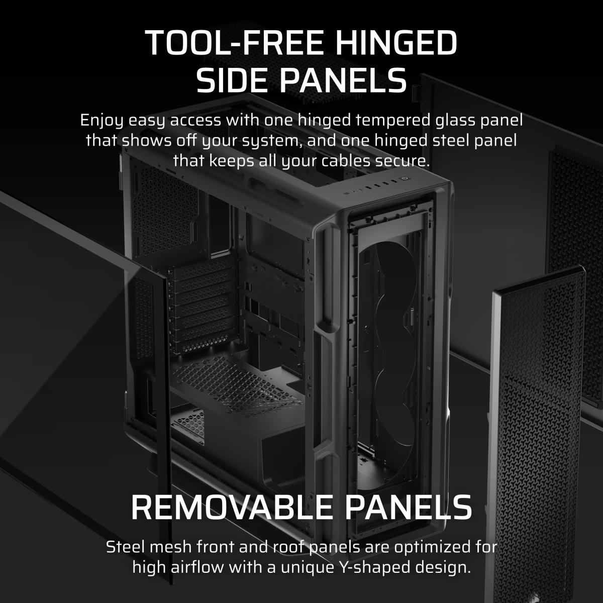 5000T MID TOWER BLACK thumbnail