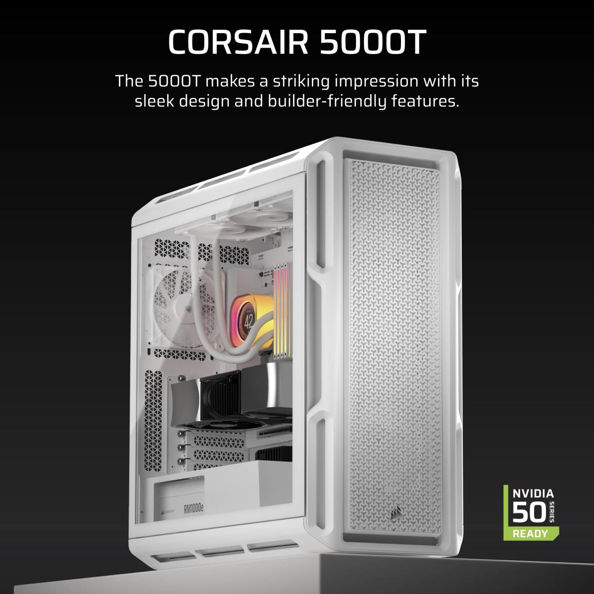 5000T MID TOWER WHITE thumbnail