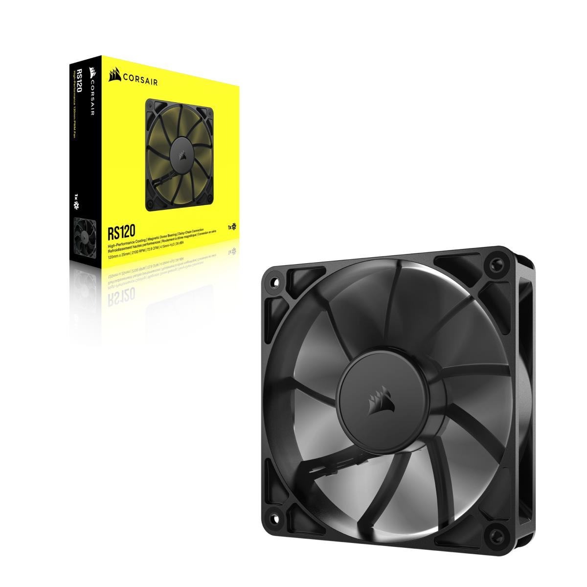 RS120 PWM 12CM CASE FAN 2100 RPM BLA thumbnail