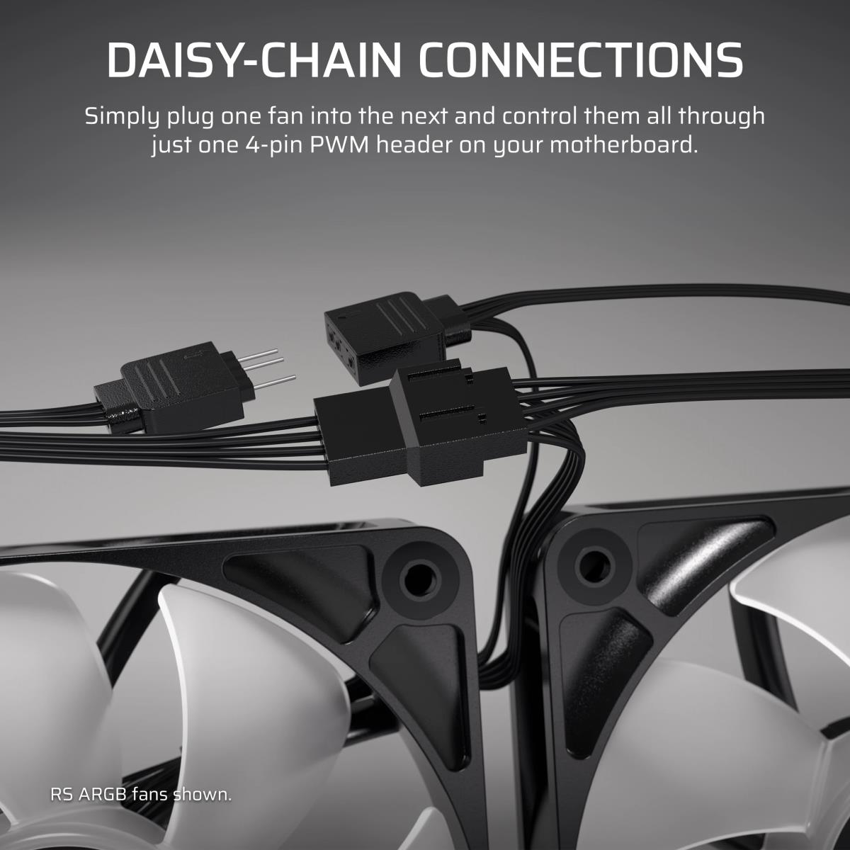 RS120 PWM 12CM CASE FAN 2100 RPM WHI thumbnail