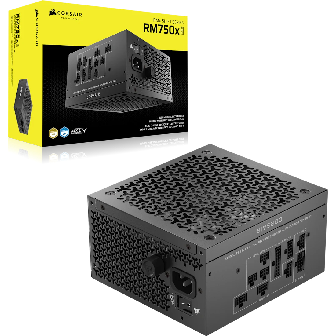 EU Product - Netzteil RM750x Shift Modular ATX 3.1 750W (80+Gold) thumbnail