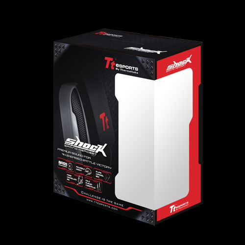 Tt eSPORTS Shock Headset Wired Head-band Gaming White thumbnail