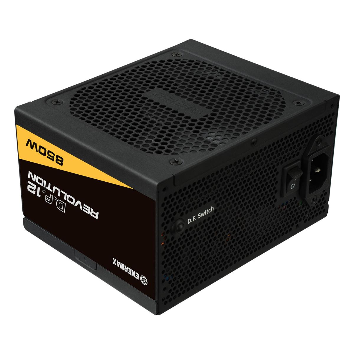 EU Product - Power Supply 850W Revolution DF12 80+ Gold Black thumbnail