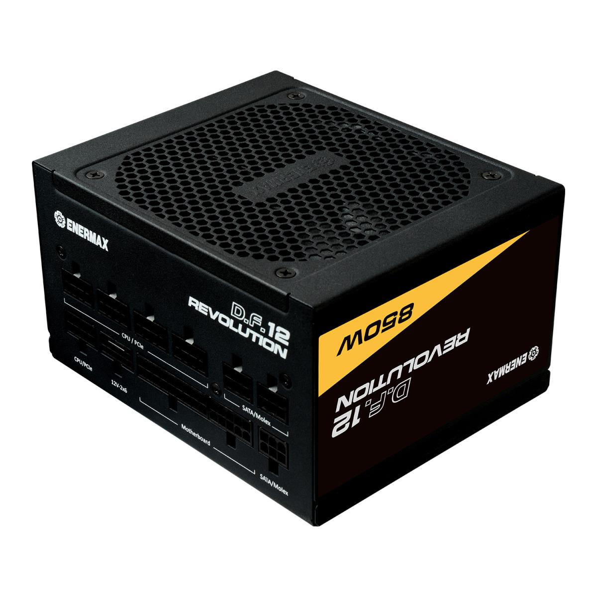 EU Product - Power Supply 850W Revolution DF12 80+ Gold Black thumbnail