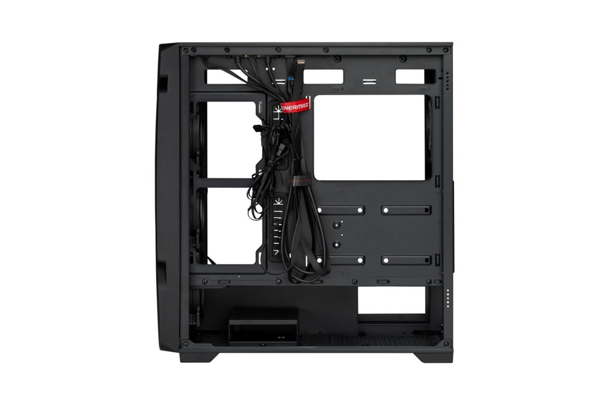 EU Product - Pc Case - Marbleshell Ms21 ArGB Tempered Glass Mini-tower - Black thumbnail