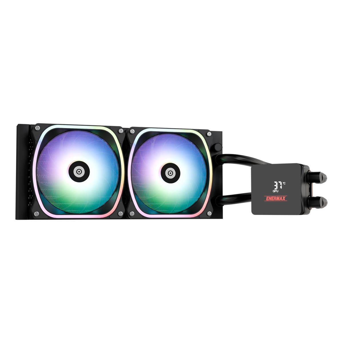 EU Product - Liquid CPU Cooler Aquafusion II 240mm ARGB Black thumbnail
