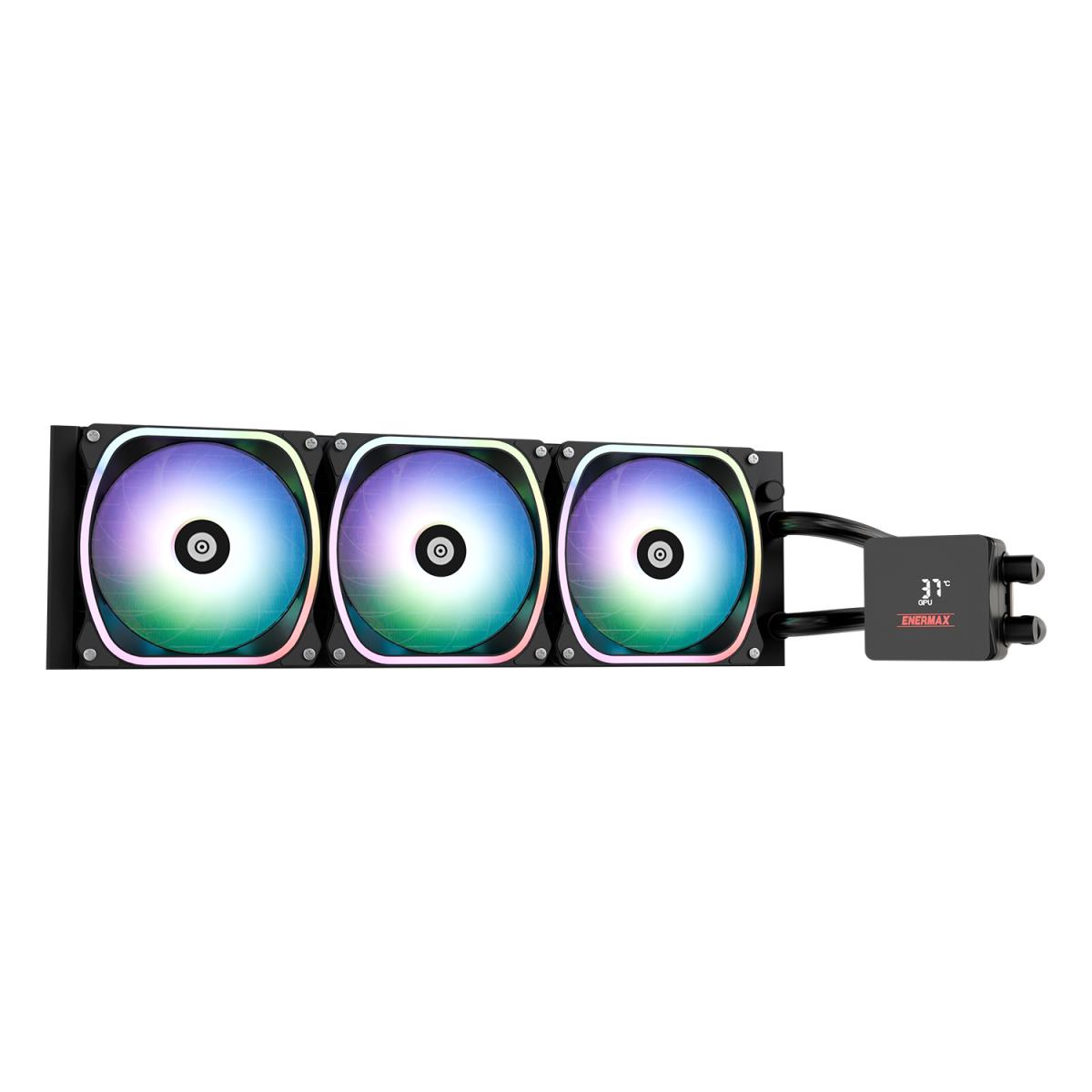 EU Product - Liquid CPU Cooler Aquafusion II 360mm ARGB Black thumbnail