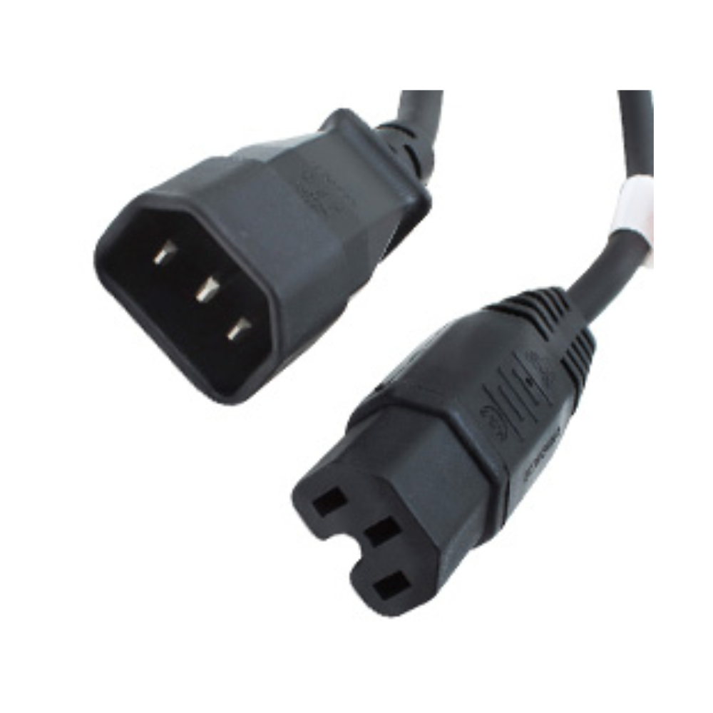 3m Power Cable - PDU to Switch IEC C14(M)-IEC C15(F) thumbnail