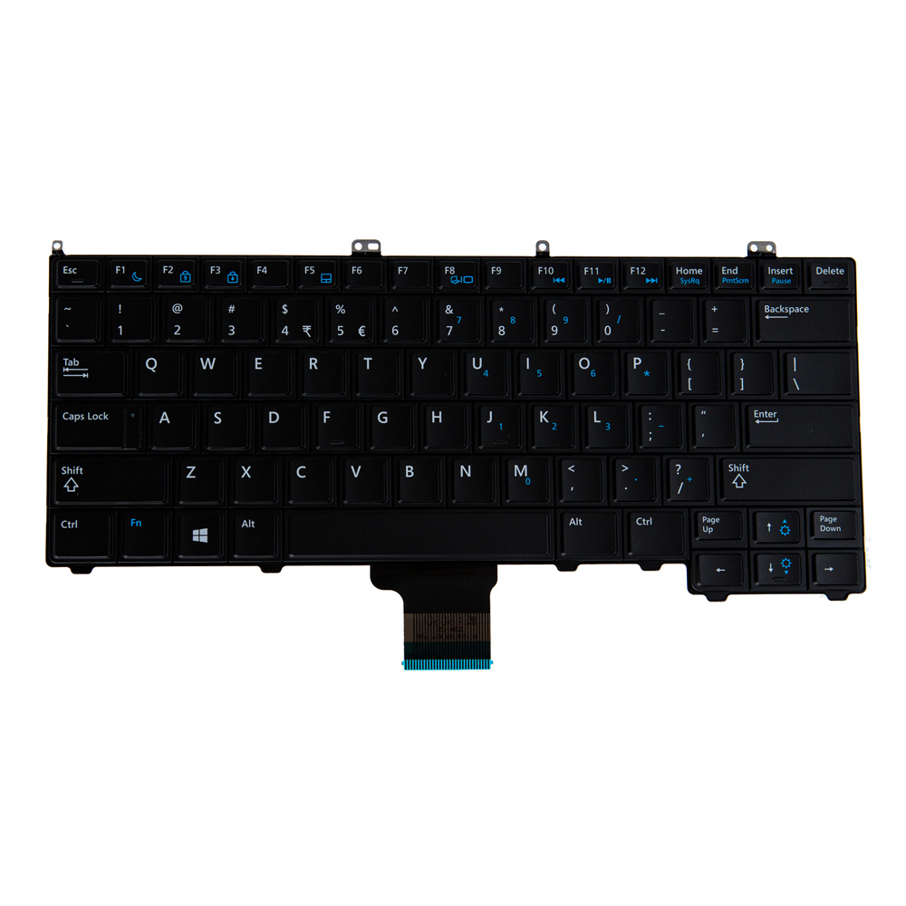 Swiss Keyboard 100 Keys Backlit Single Point for Latitude 5520 thumbnail