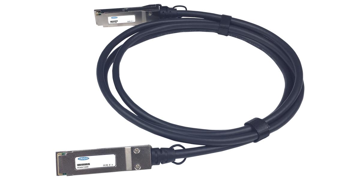 Arista Compatible Direct Attach Copper Twinax Cable QSFP28 100G (1m Passive) thumbnail