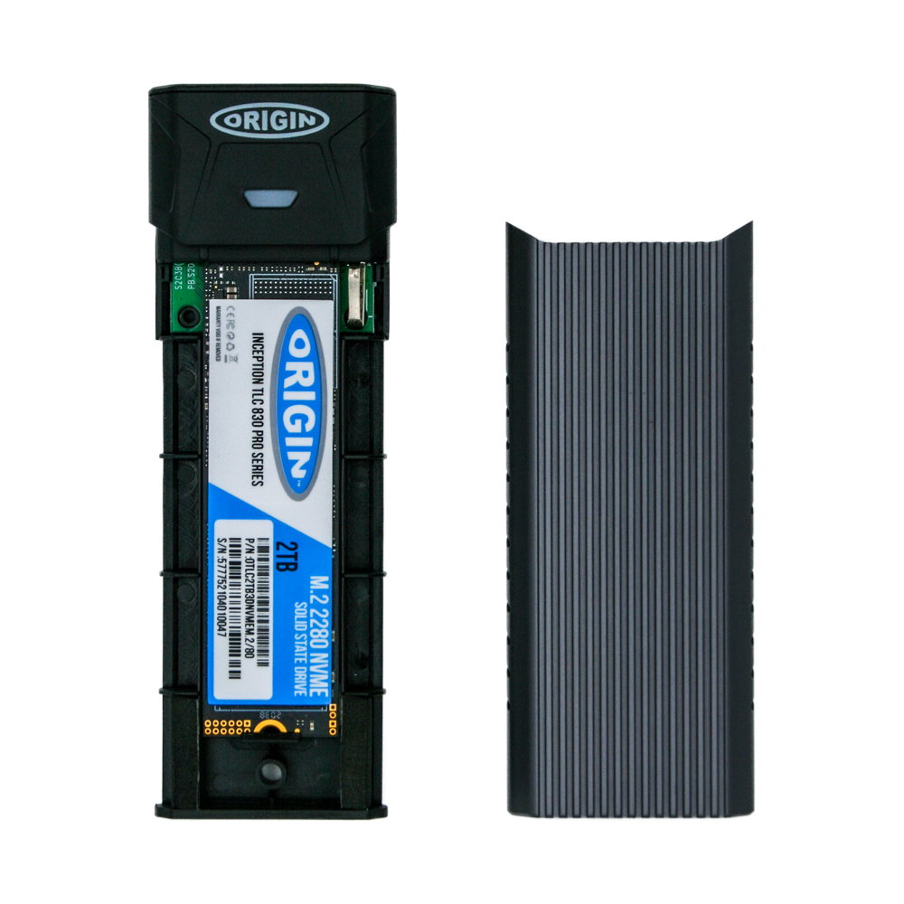 Origin Inception External SSD 1TB NVMe M.2 3D TLC 80mm with C-C & C-A Cable thumbnail