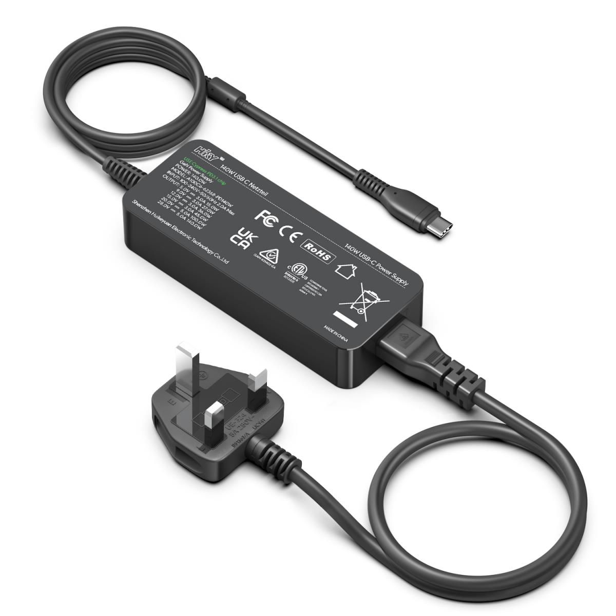 Origin 140W USB-C Adapter with UK Cable thumbnail