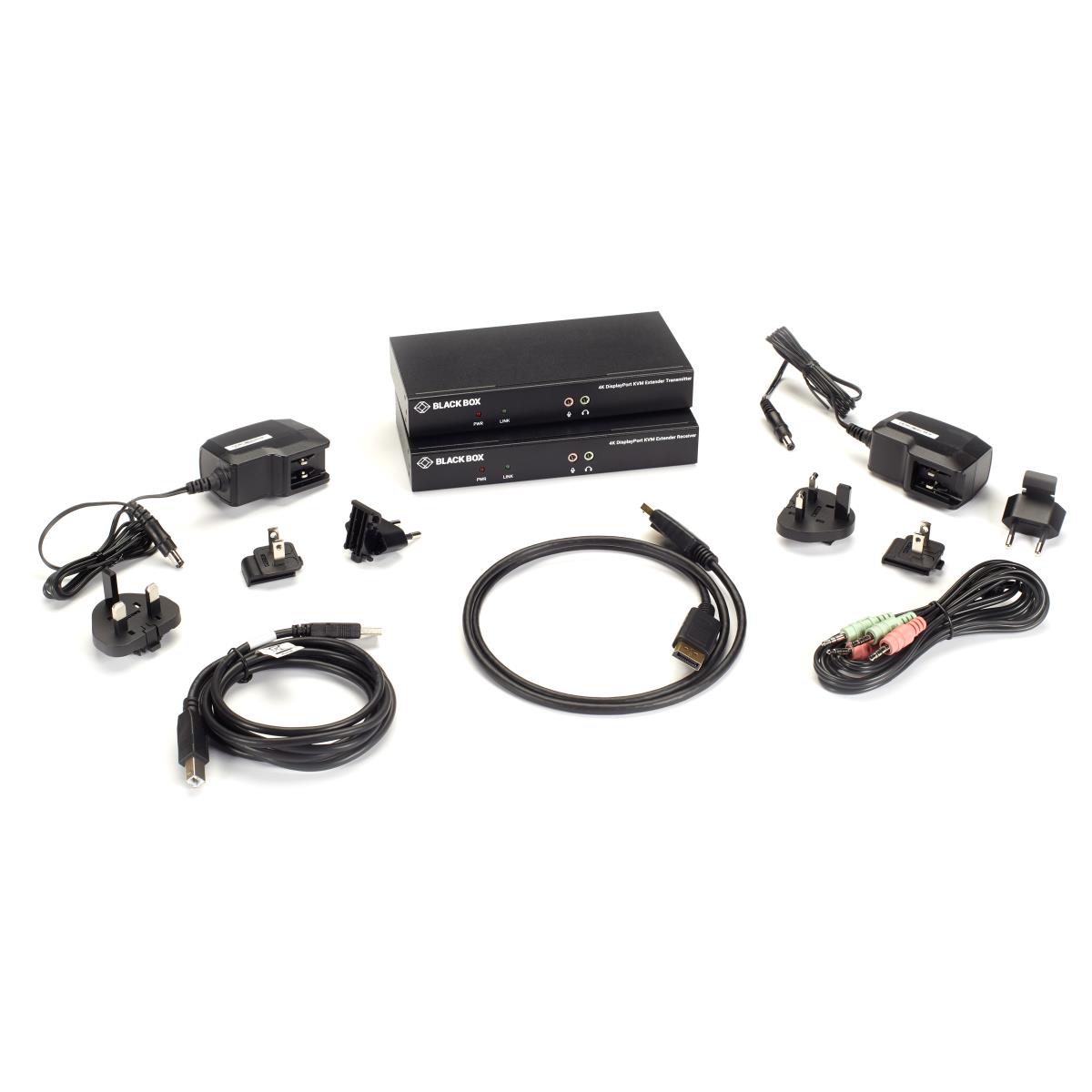 Black Box KVXLCDP-100 KVM extender Transmitter & receiver thumbnail