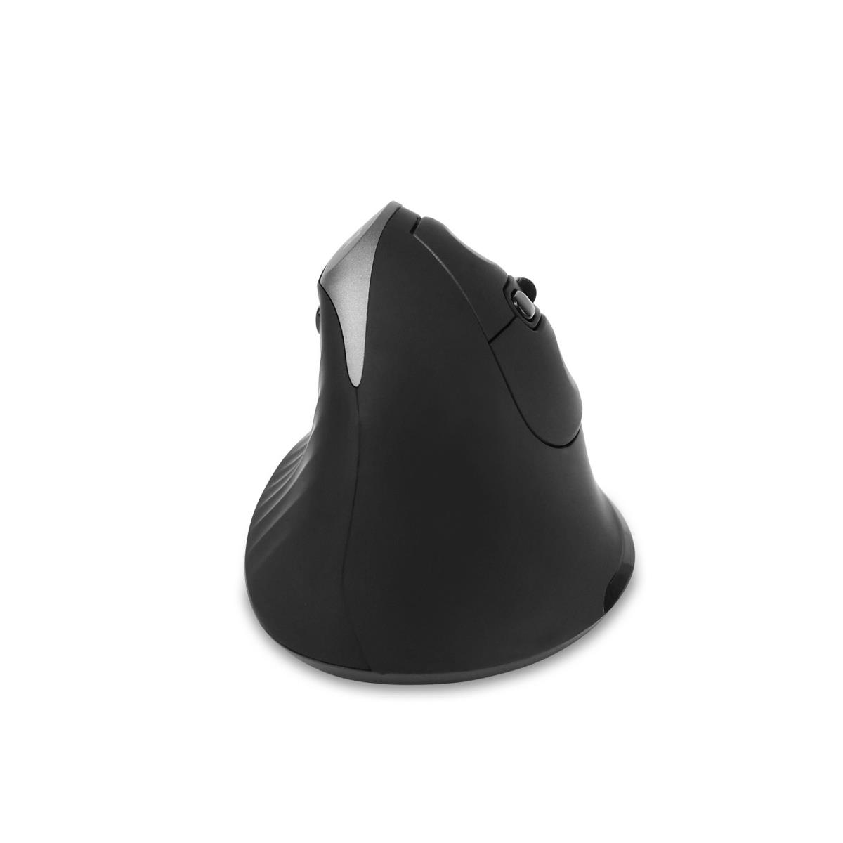 Relax - Mouse - ergonomic - right-handed - 5 buttons - wireless - USB wireless receiver - black thumbnail