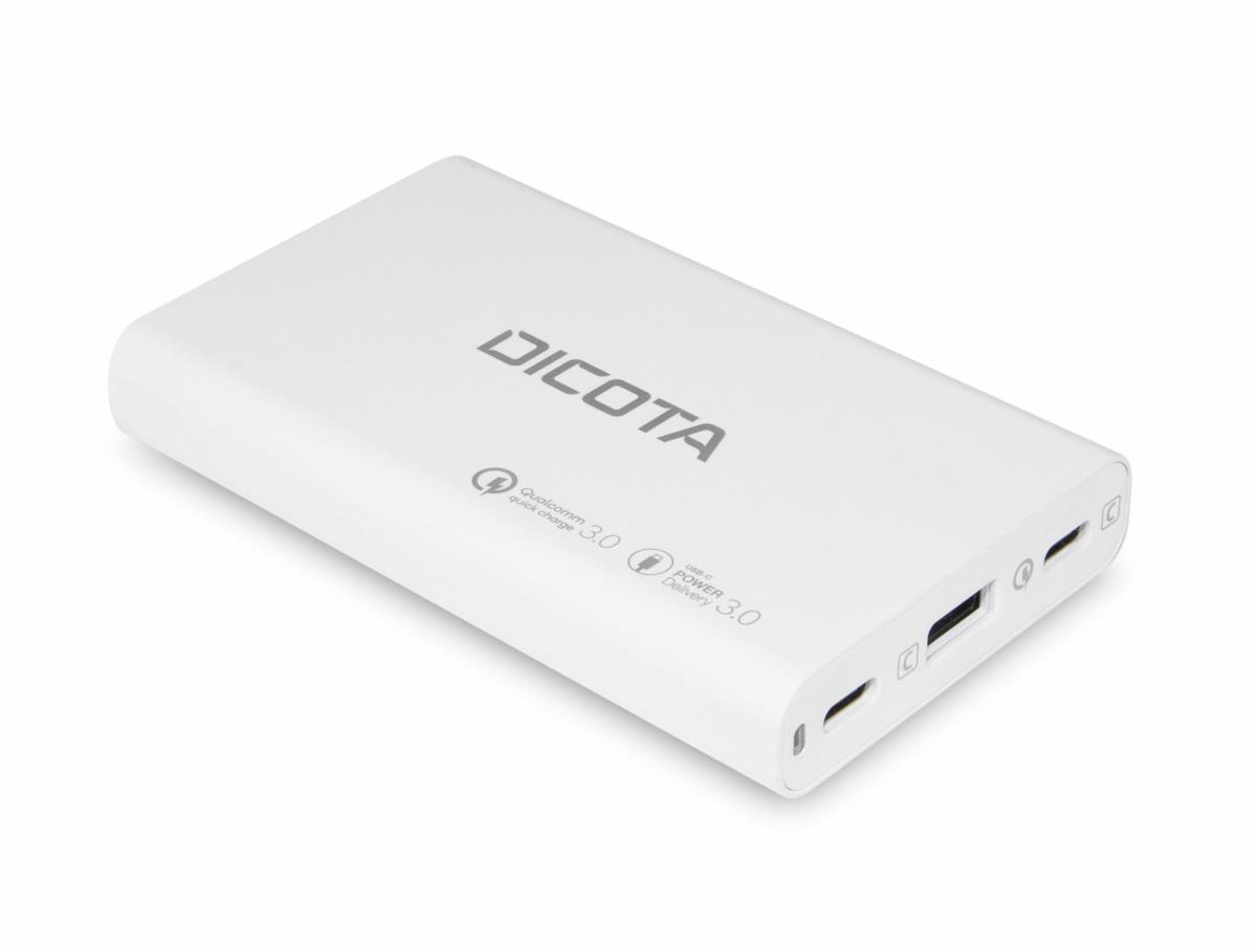 D32056 65W 3-Port USB-C/USB-A Fast Charging Power Adapter - White thumbnail