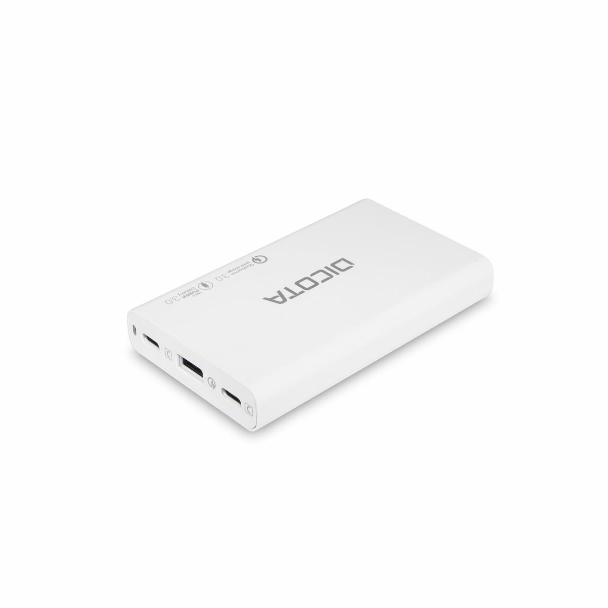 D32056 65W 3-Port USB-C/USB-A Fast Charging Power Adapter - White thumbnail