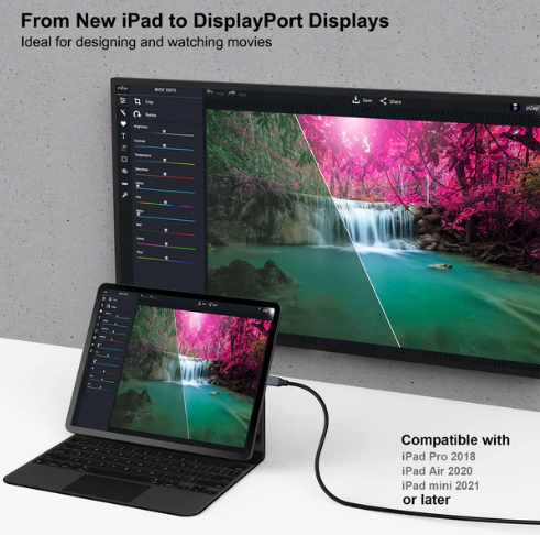 USB-C to DisplayPort 8K Cable - 1.8m thumbnail