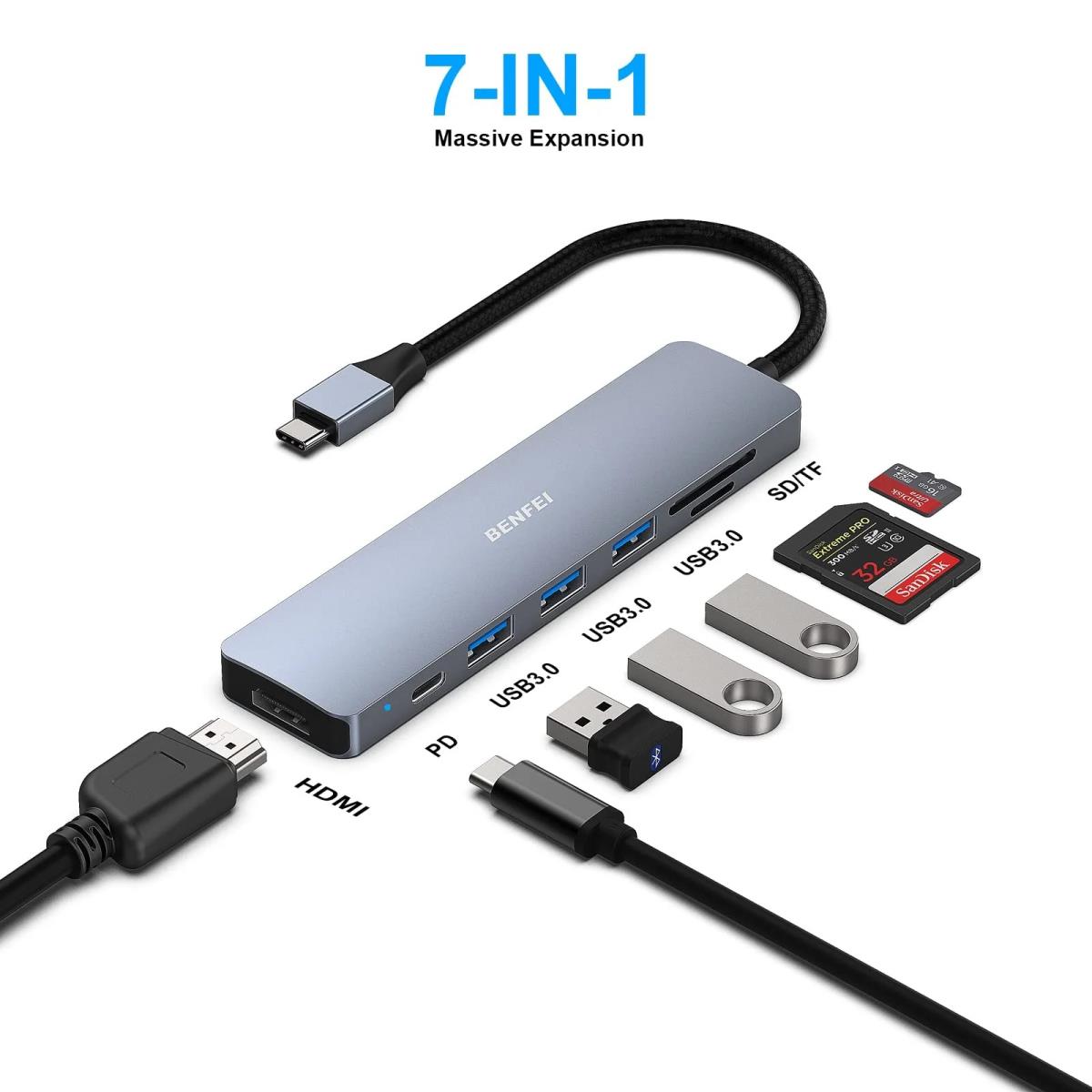 100W USB-C HUB 7-in-1 thumbnail