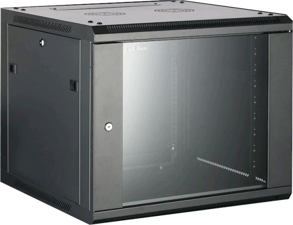 12U 550MM DEEP WALLBOX BLACK thumbnail