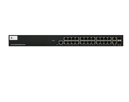 EU Product - Switch 24-Port 24x10/100/1000TX RJ45 Management thumbnail
