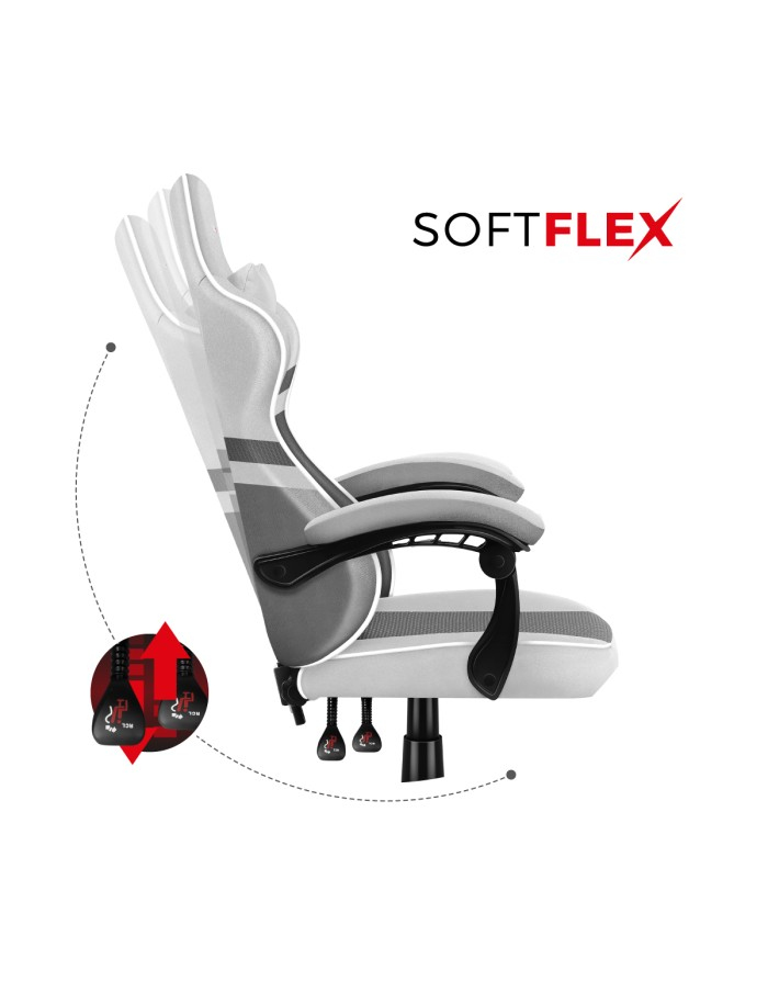 huzaro Gaming chair - Huzaro Force 4.4 White Mesh thumbnail