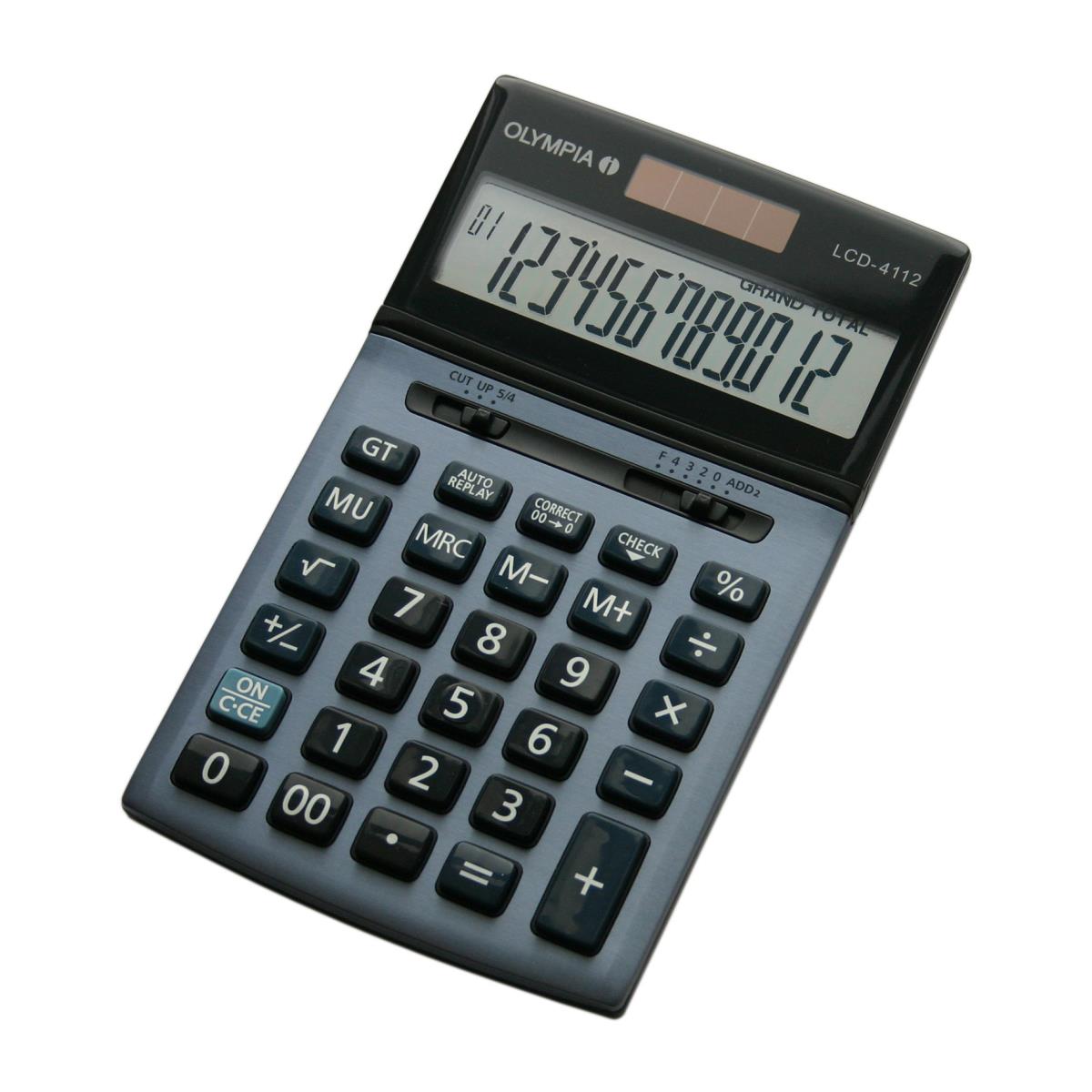 EU Product - Taschenrechner LCD-4112                    stahlblau thumbnail
