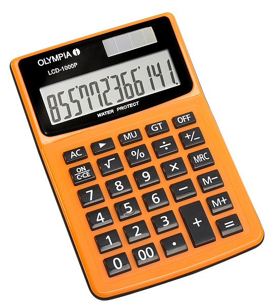 EU Product - Taschenrechner LCD-1000P                      orange thumbnail