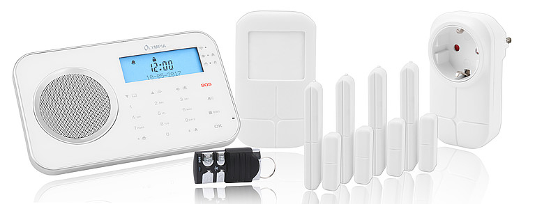 EU Product - Alarmsystem ProHome 8762 WLAN/GSM              weiss thumbnail
