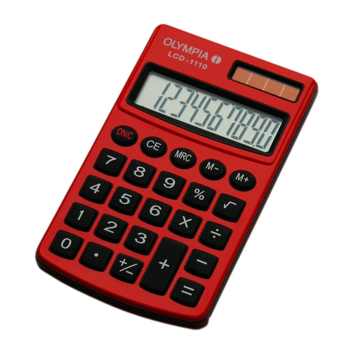 EU Product - Taschenrechner LCD-1110                          rot thumbnail
