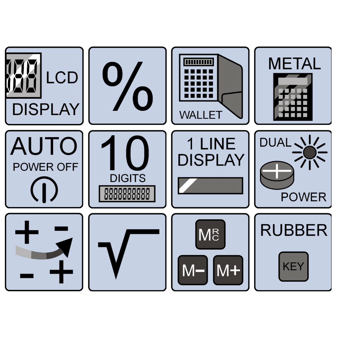 EU Product - Taschenrechner LCD-1110                          rot thumbnail