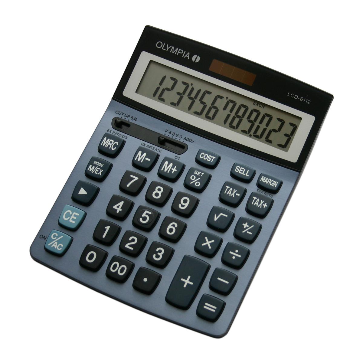 EU Product - Taschenrechner LCD-6112                    stahlblau thumbnail