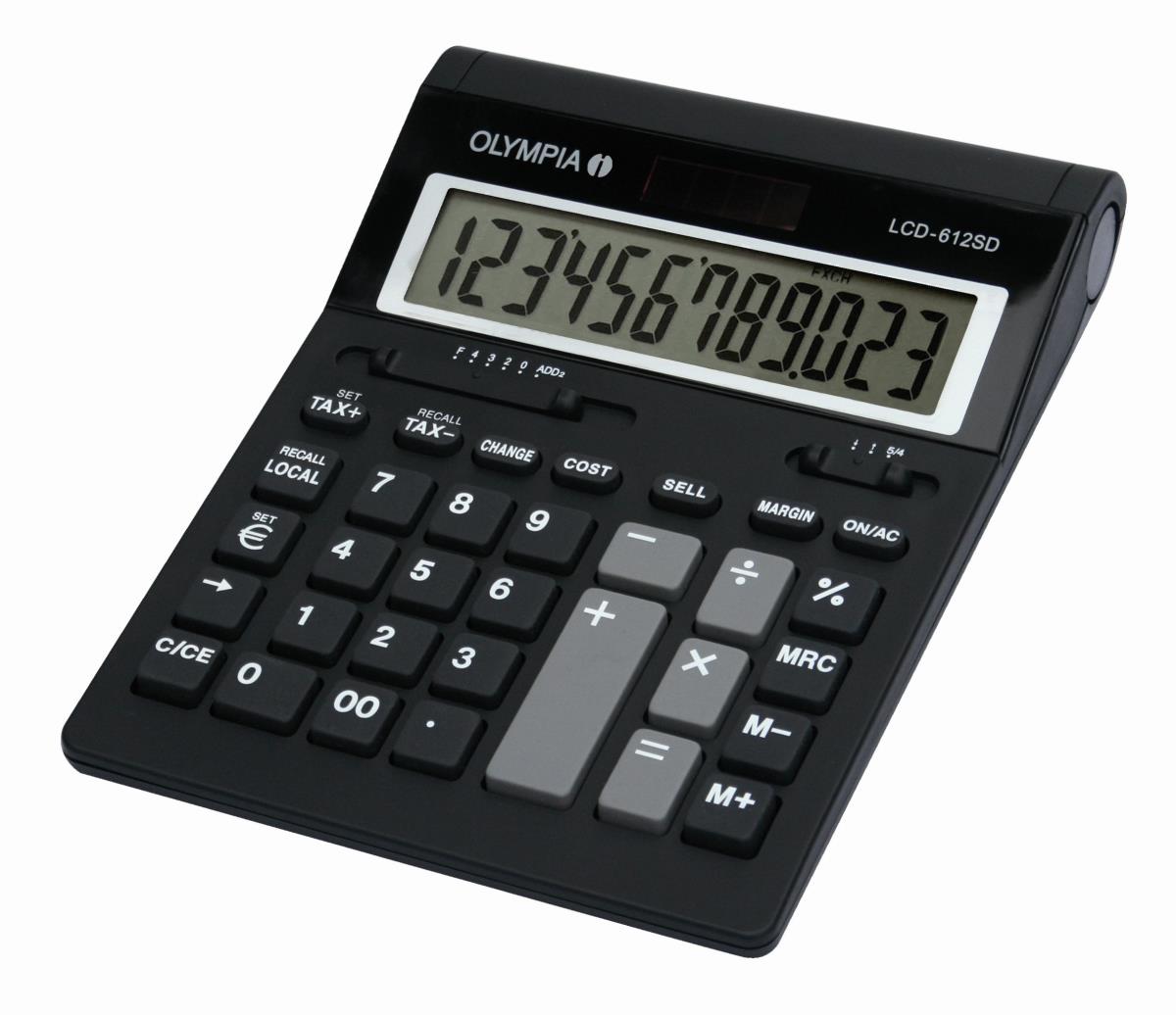 EU Product - Taschenrechner LCD-612 SD                    schwarz thumbnail