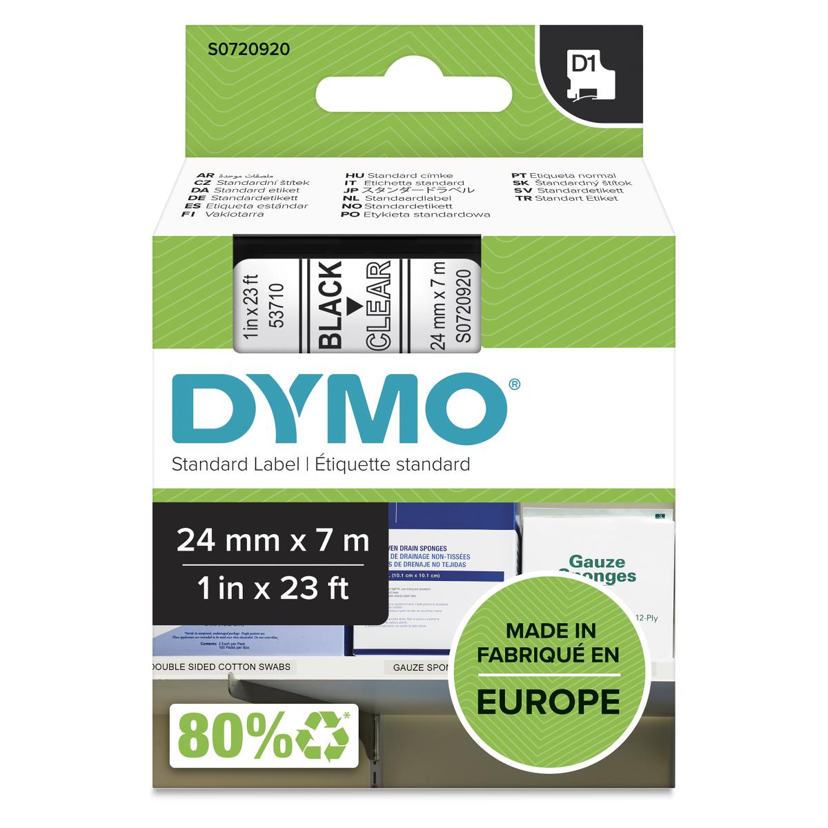 D1 - TAPE DYMO 24MMX7M thumbnail
