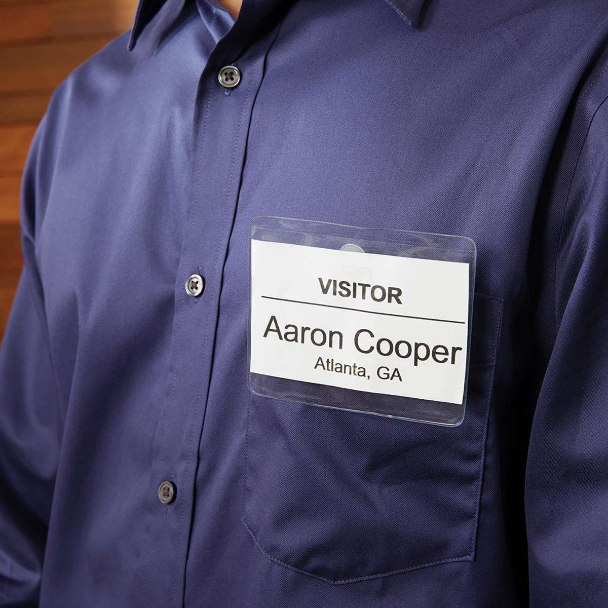S0929100 51mm x 89mm Appointment Name Badge Cards thumbnail