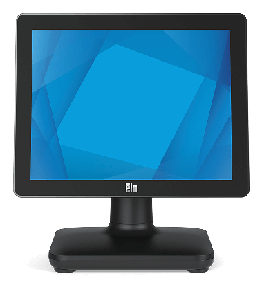 POS System, 15-inch 4:3, Win 10, Core i5, 8GB RAM, 256SSD, Projected Capacitive 10-touch, Zero-Bezel, Antiglare, Black, with I/O Hub Stand thumbnail