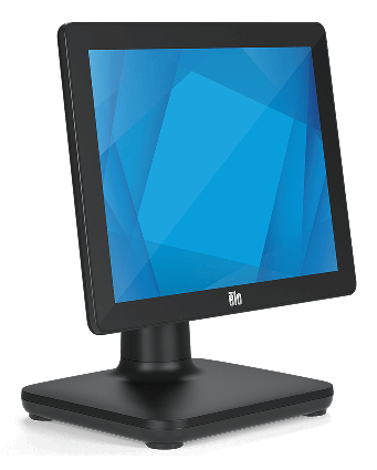 POS System, 15-inch 4:3, Win 10, Core i5, 8GB RAM, 256SSD, Projected Capacitive 10-touch, Zero-Bezel, Antiglare, Black, with I/O Hub Stand thumbnail