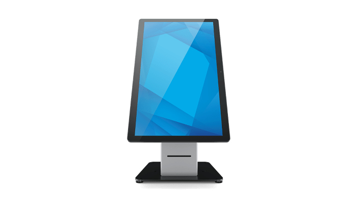 Wallaby Self-Service Countertop Stand with Meisong label and receipt printer, black thumbnail