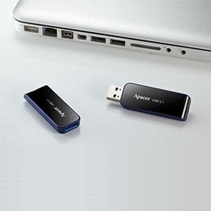 FLASH DRIVE USB3.1 AH356 64GB BLACK thumbnail