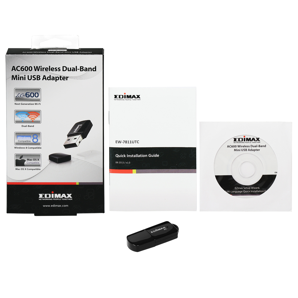 EU Product - WL-USB W-7811UTC (AC600) mini USB retail thumbnail