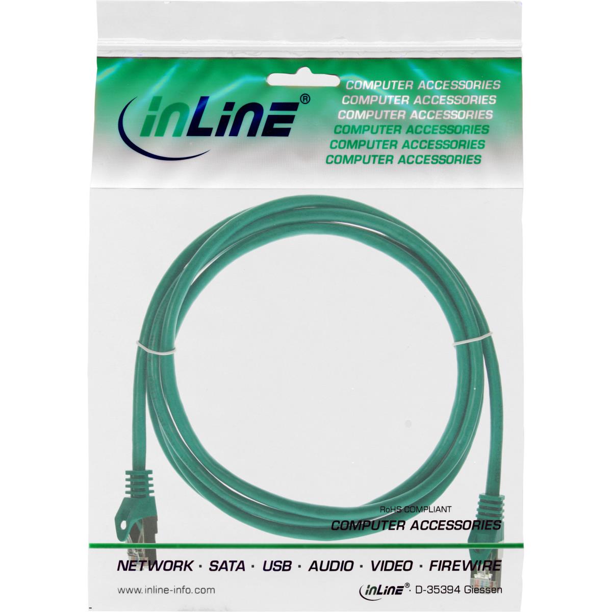 EU Product - - Patchkabel, SF/UTP, Cat.5e, gr�n, 1m thumbnail