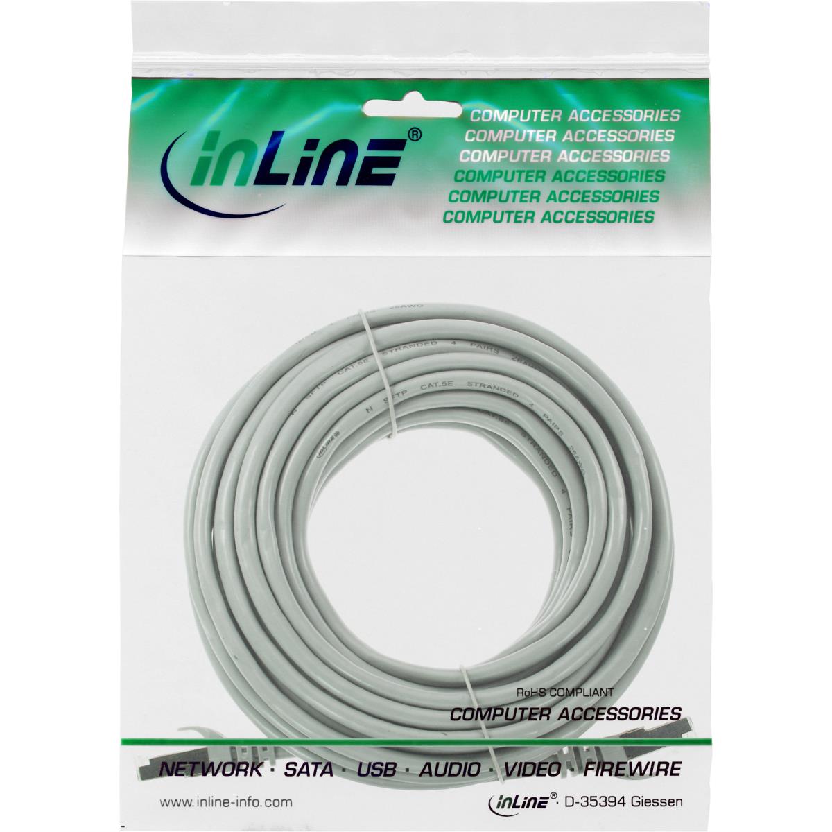 EU Product - - Patchkabel, SF/UTP, Cat.5e, grau, 5m thumbnail
