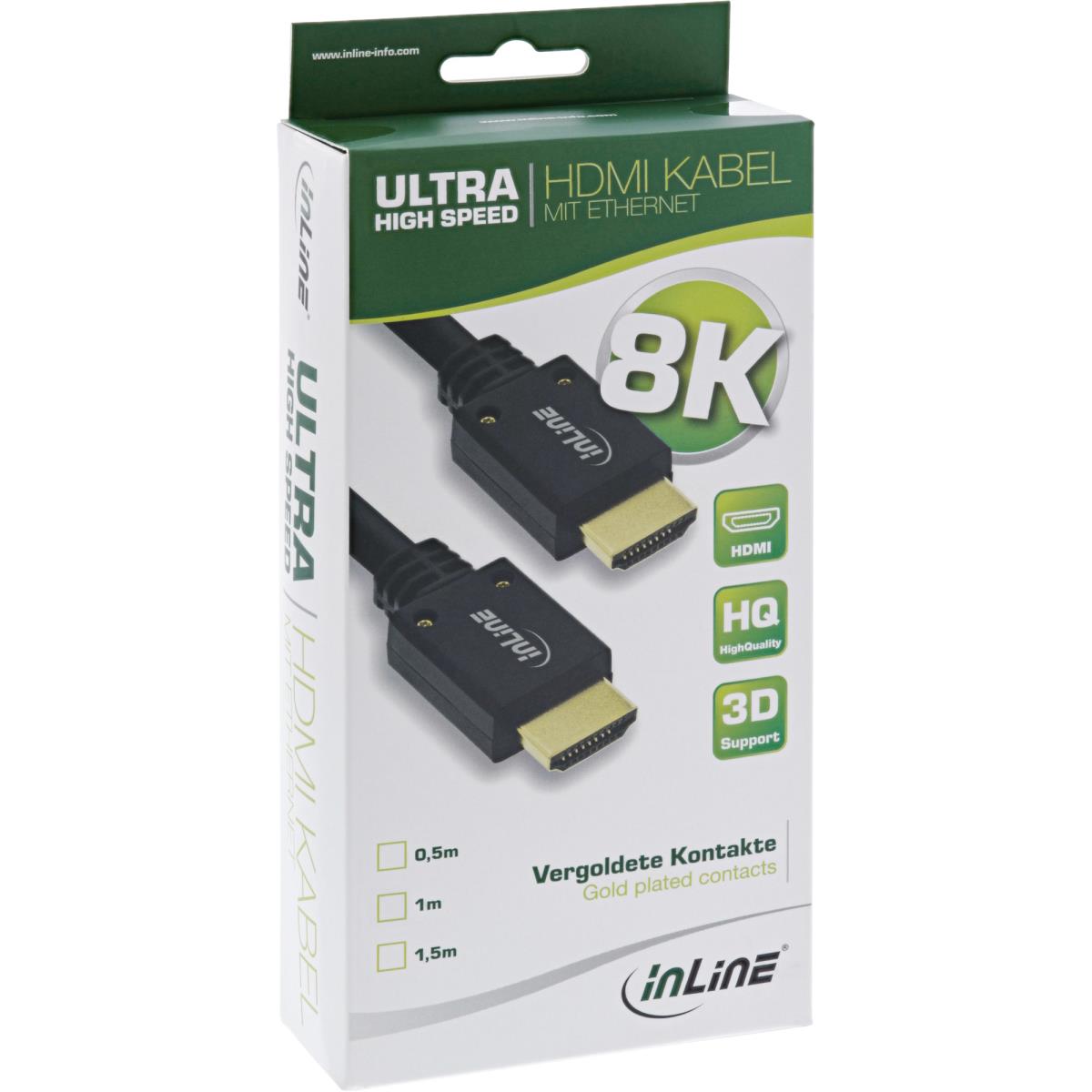 EU Product - - HDMI Kabel, Ultra High Speed HDMI Kabel, 8K4K, Stecker / Stecker, 2m thumbnail