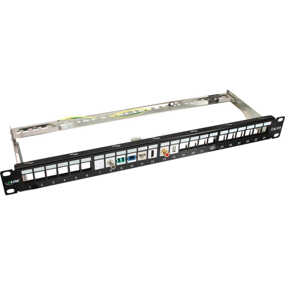 EU Product - - Keystone RJ45 Buchse / Buchse Einsatz, SNAP-In, Cat.6A STP thumbnail