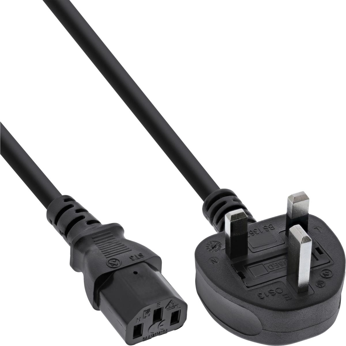 EU Product - Power cord, C13, UK thumbnail