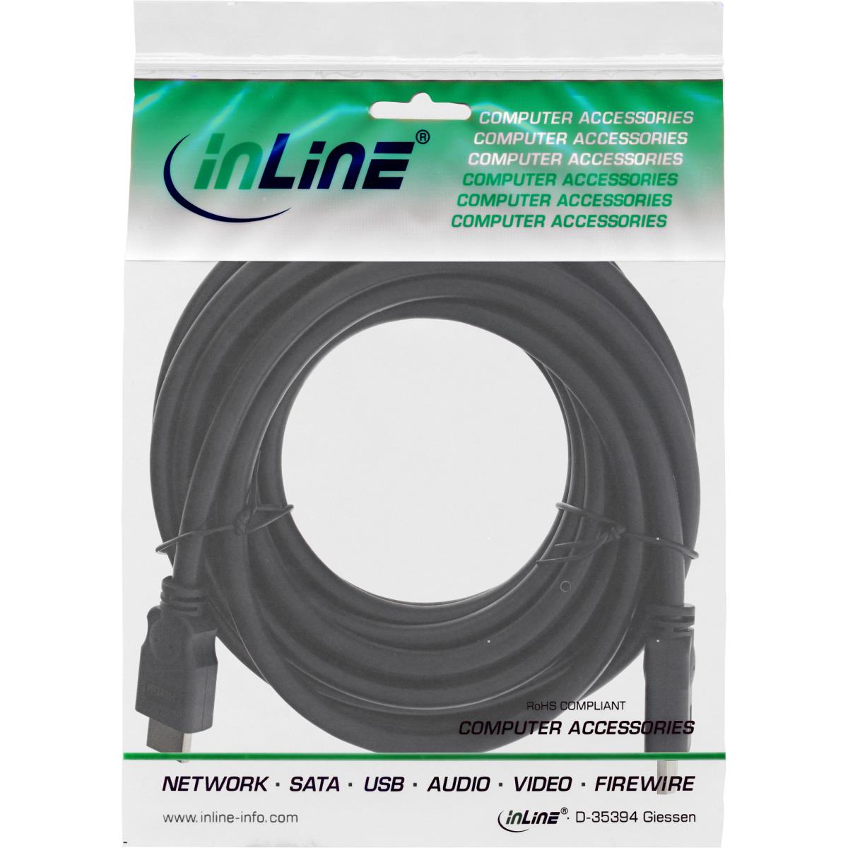 EU Product - - HDMI Kabel, HDMI-High Speed, Stecker / Stecker, schwarz, 7,5m thumbnail