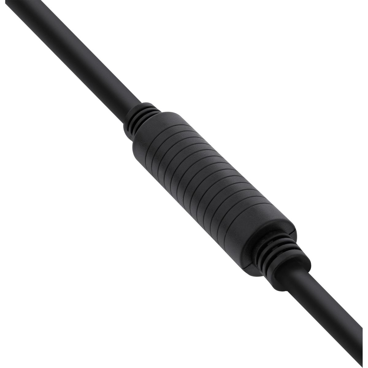 EU Product - - HDMI Aktiv-Kabel, HDMI-High Speed mit Ethernet, 4K2K, Stecker / Stecker, schwarz / gold, 10m thumbnail