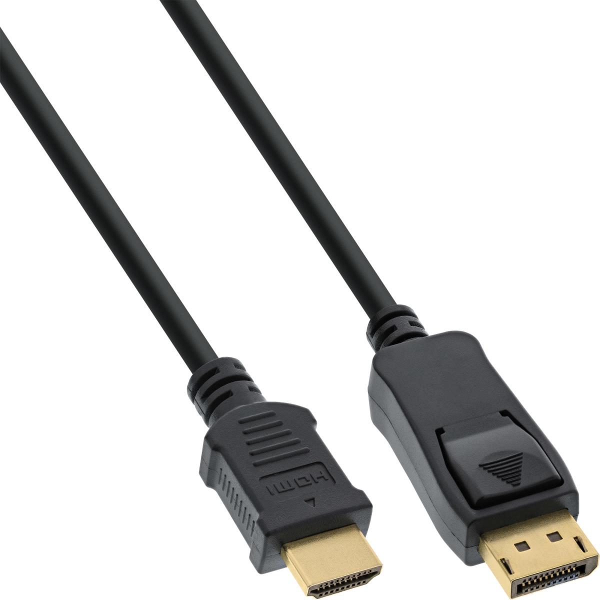 EU Product - - DisplayPort zu HDMI Konverter Kabel, schwarz, 1,5m thumbnail